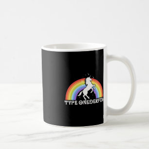 Typ onderful Typ 1 Diabetes Unicorn Rainbow Awa Kaffeetasse