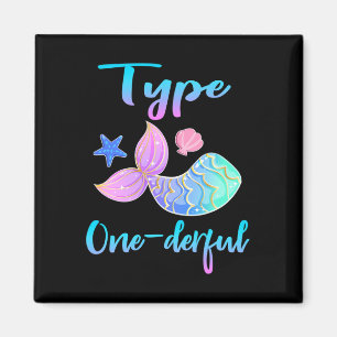 Typ Oneful Typ 1 Diabetes Awareness Kleidung Magnet