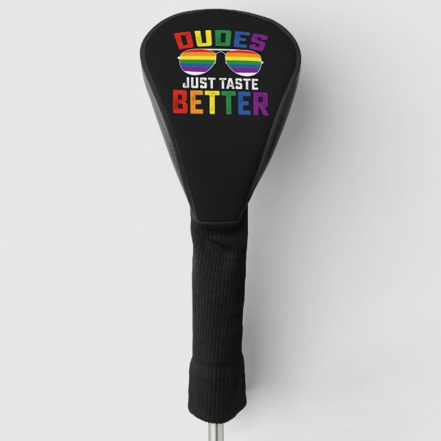 Typ probieren einfach besseren Gay LGBT Prix Golf Headcover (Vorderseite)