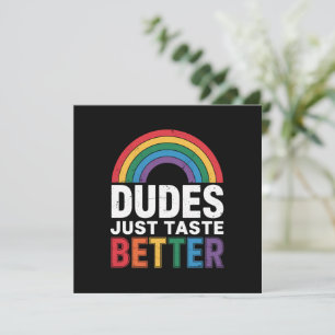 Typ probieren einfach ein LGBTQ-Geschenk für Gay P Einladung