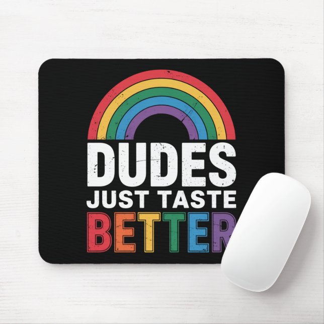 Typ probieren einfach ein LGBTQ-Geschenk für Gay P Mousepad (Mit Mouse)