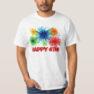 Typ schätzen glückliches 4. Shirt