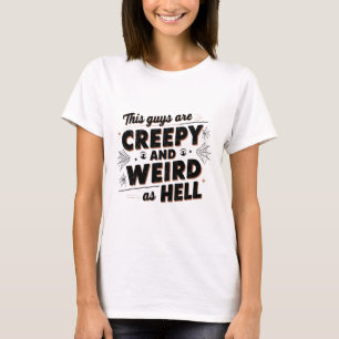 Typ sind gruselig und seltsam wie Hell- Tim Walz - T-Shirt