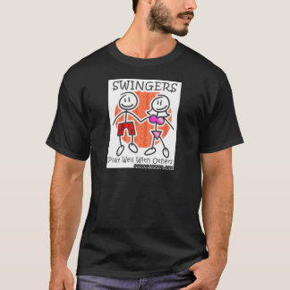 Typ-Spiel-Brunnen zusammen T-Shirt