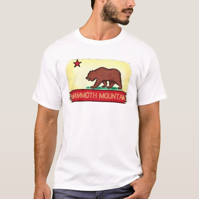 Typ-Staats-Flaggent-stück Mammoth Mountain T-Shirt (Vorderseite)