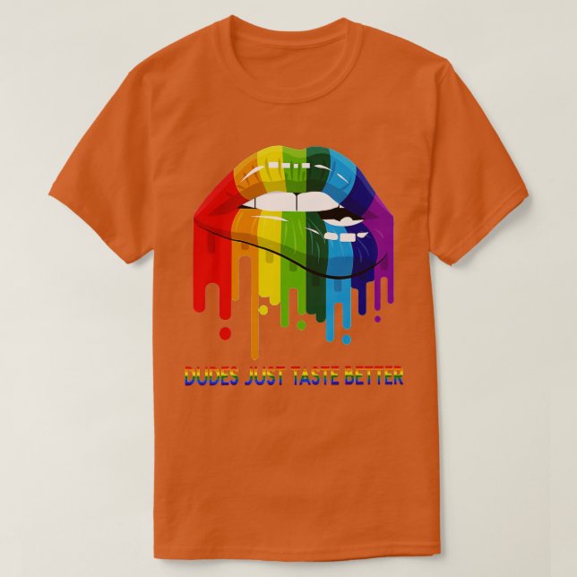 Typ verscheuchen einfach einen besseren LGB-Stolz T-Shirt (Design vorne)