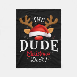 Typ Weihnachten Hirsch Pjs Xmas Familie Matching Fleecedecke