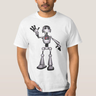 Typ-Wellenartig bewegen des Roboter-3D T-Shirt
