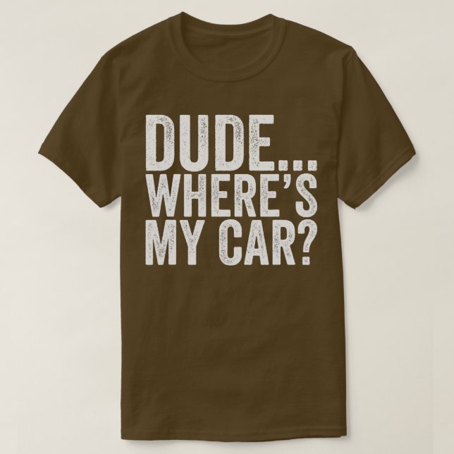 Typ woheres mein Auto witzig T-Shirt (Design vorne)