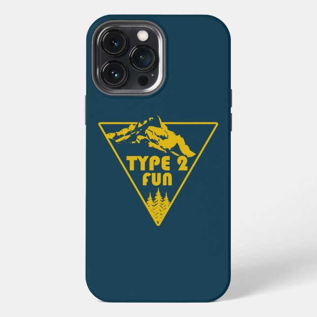 Type 2 Fun Berge iPhone Hülle (Rückseite)