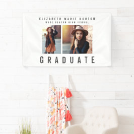 Type Abschluss Multi-Foto modern Banner