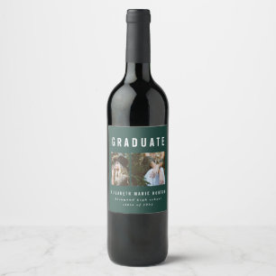 Type graduation multi photo wine label weinetikett
