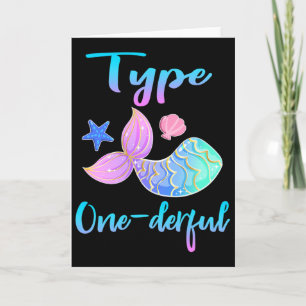Type Onederful Typ-1-Diabetes-Bekleidung Karte