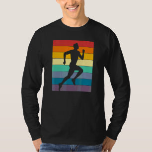 Typen Cross Country Team Gestresst Vintage Retro S T-Shirt