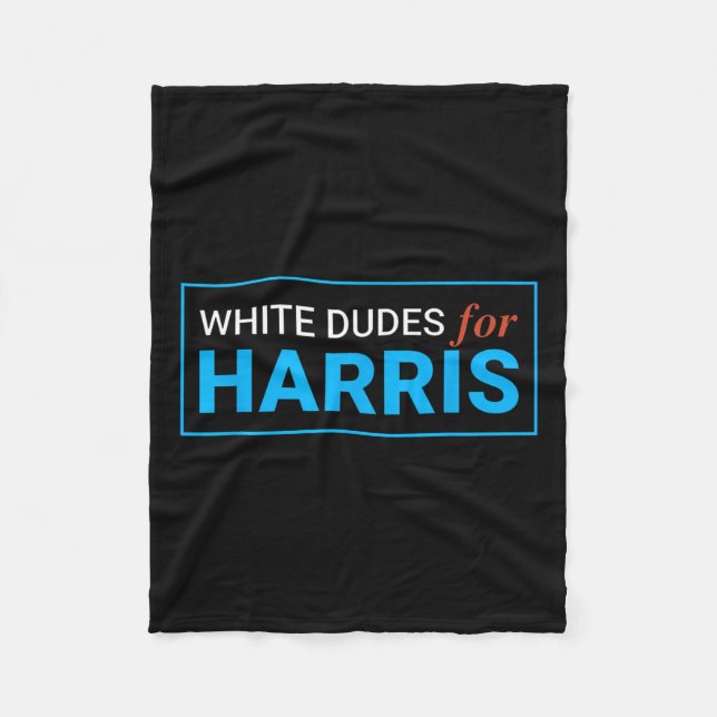 Typen für Kamala Harris 12 Fleecedecke (Vorderseite)