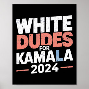 Typen für Kamala Harris 2024 - Mens Gift Poster