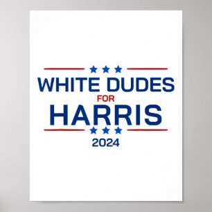 Typen für Kamala Harris 2024 Retro-Button-Wahl Poster
