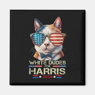 Typen für Kamala Harris Kinderlose Katze Lady für Magnet