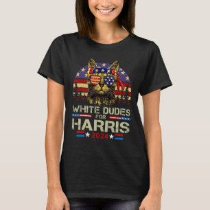 Typen für Kamala Harris Kinderlose Katze Lady für T-Shirt