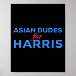 Typen für Kamala Harris US-Präsident 2024 USA Poster