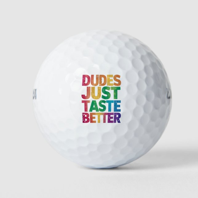 Typen kosten nur einen besseren, beängstigenden Ga Golfball (Vorderseite)