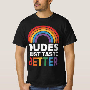 Typen schmecken einfach besser Lustiger schwuler R T-Shirt