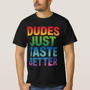 Typen schmecken einfach besser Lustiger Schwuler S T-Shirt