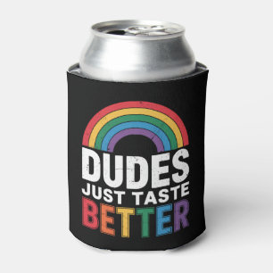 Typen schmecken einfach besser Lustiges Gay Pride  Dosenkühler