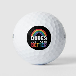 Typen schmecken einfach besser Lustiges Schwules G Golfball