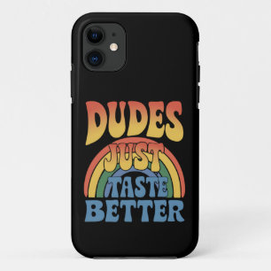 Typen schmecken einfach besser Regenbogen Schwul S Case-Mate iPhone Hülle