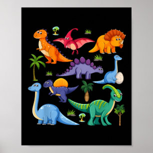 Typen von Dinosauriern Graphics My Dinosaur Cool D Poster