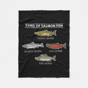 Typen von Salmon Fish For Salmon Fishing Fleecedecke