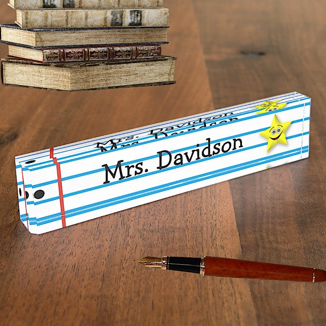 Typenschild des Whimsical Teachers Namensplakette (Von Creator hochgeladen)