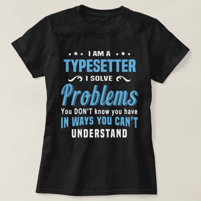 Typesetter T-Shirt (Design vorne)