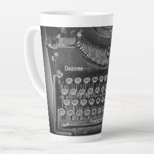 Typewriter Freelance Writer Vintage Milchtasse
