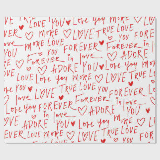 Typewriting Love  Geschenkpapier