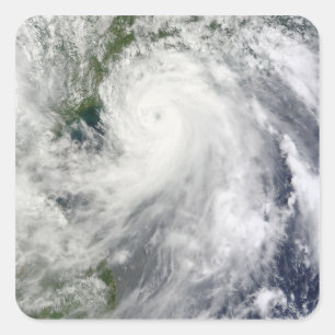Typhoon Chanthu Quadratischer Aufkleber