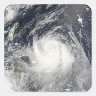 Typhoon Ewiniar Quadratischer Aufkleber