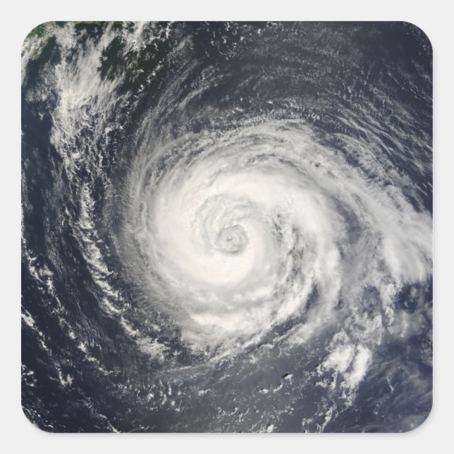 Typhoon Fitow Quadratischer Aufkleber (Vorderseite)