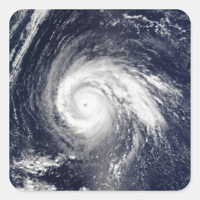 Typhoon Higos Quadratischer Aufkleber (Vorderseite)
