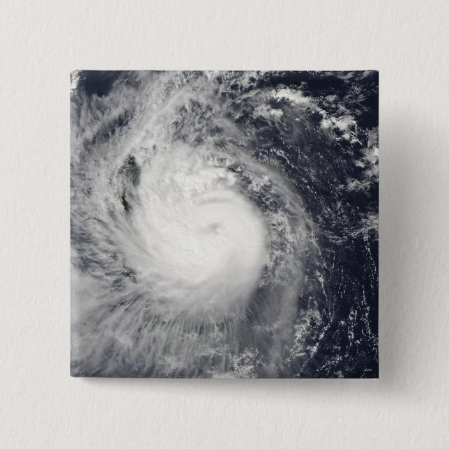 Typhoon Mirinae in Richtung Westen Button (Vorderseite)
