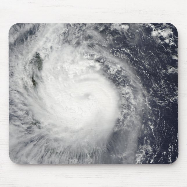 Typhoon Mirinae in Richtung Westen Mousepad (Vorne)