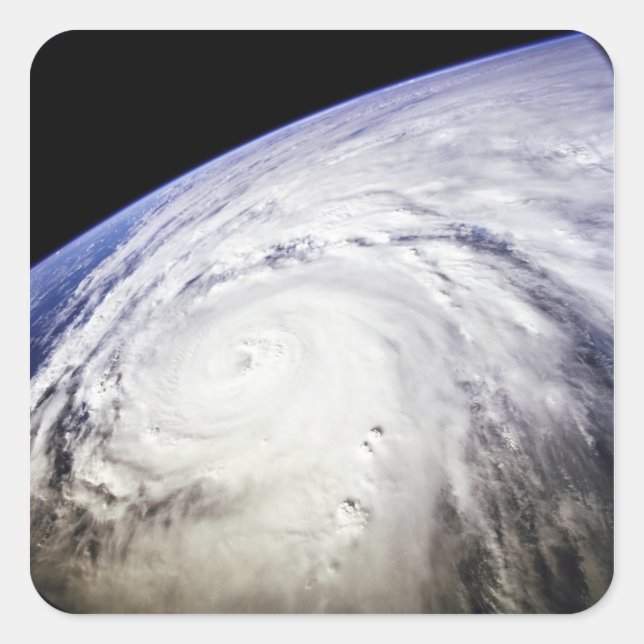 Typhoon Saomai Quadratischer Aufkleber (Vorderseite)