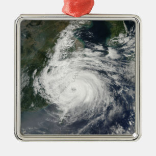 Typhoon Sinlaku Ornament Aus Metall