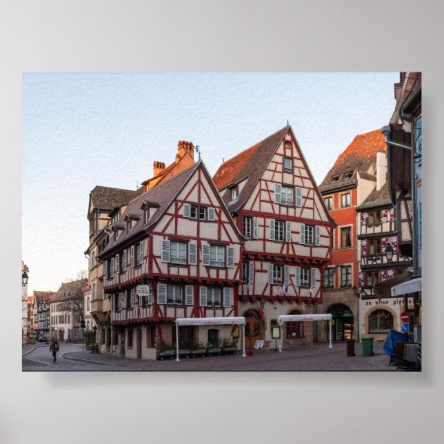 Typical houses in Colmar Poster (Vorne)