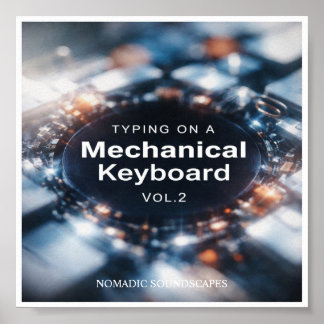 Typing on a Mechanical Keyboard Vol.2 Album Cover Poster