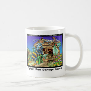 Typische Bienen-Garagenverkäufe Lustige Geschenke  Tasse