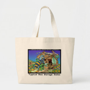 Typische Bienengarage Verkauf Funny Gifts & T-Shir Jumbo Stoffbeutel