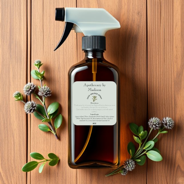 Typische Etiketten für die Plastikflaschen mit rot Quadratischer Aufkleber (Von Creator hochgeladen)