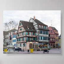 Typische Häuser in Colmar